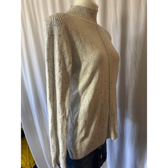 Karen Scott Speckled Mock Neck Sweater - Small - Picture 6 of 8